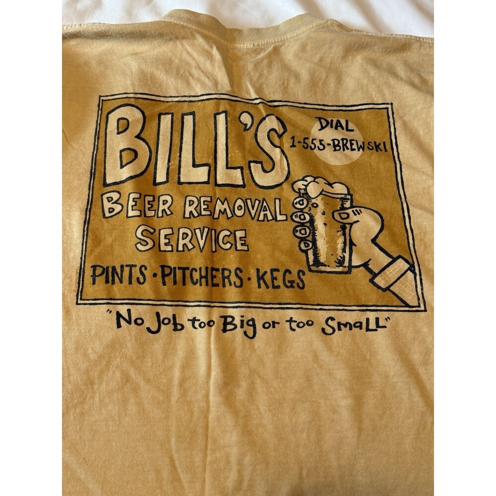 Crazy Shirts Beer Removal Service T Shirt Mens M Graphic Beer Dyed Hawaii Tee